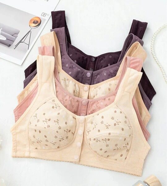 Front-Open Cotton Comfort Bra