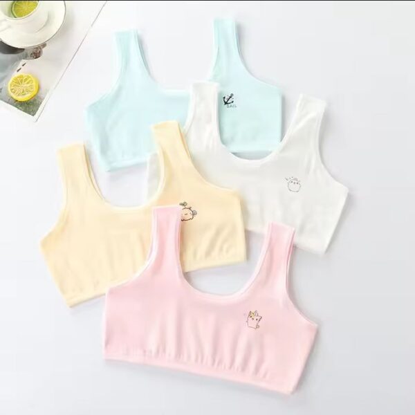 Cute Cartoon Print Training Bra